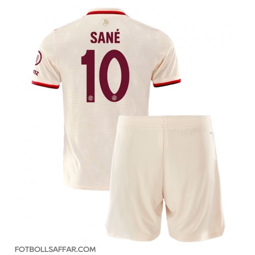 Bayern Munich Leroy Sane #10 Tredje Dräkt Barn 2024-25 Kortärmad (+ Korta byxor)